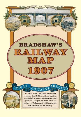 Bradshaw's Railway Folded Map 1907