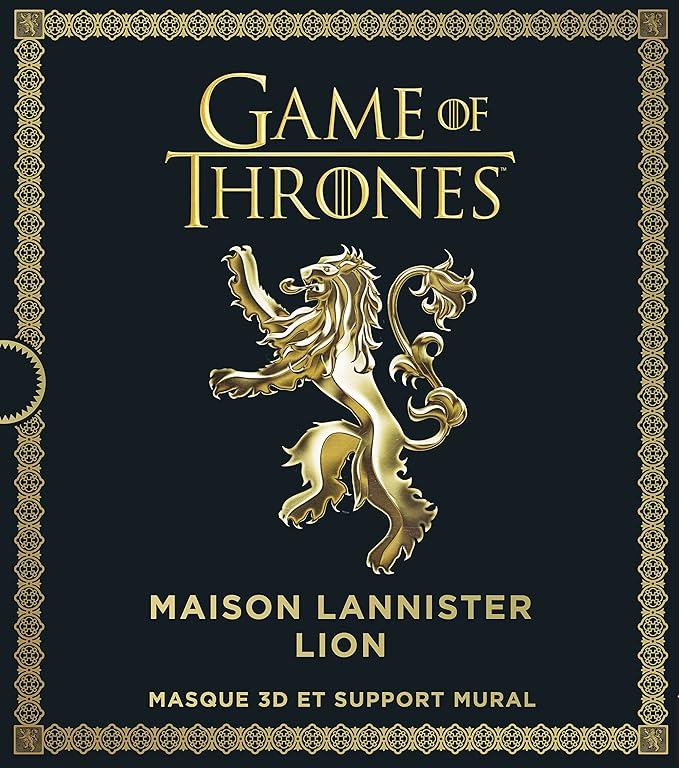 Games of Thrones, Maison Lannister Lion : Masque 3D et support mural