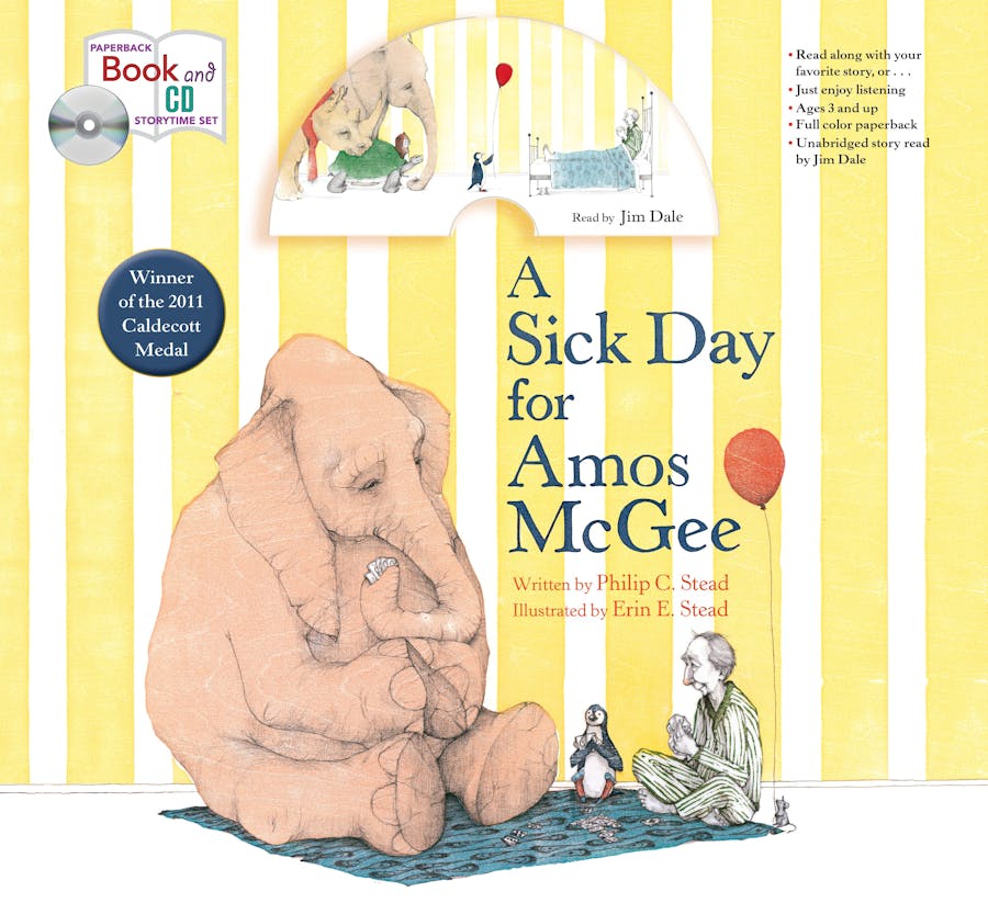 A Sick Day for Amos McGee: Book & CD Storytime Set (Macmillan Young Listeners Story Time Sets)