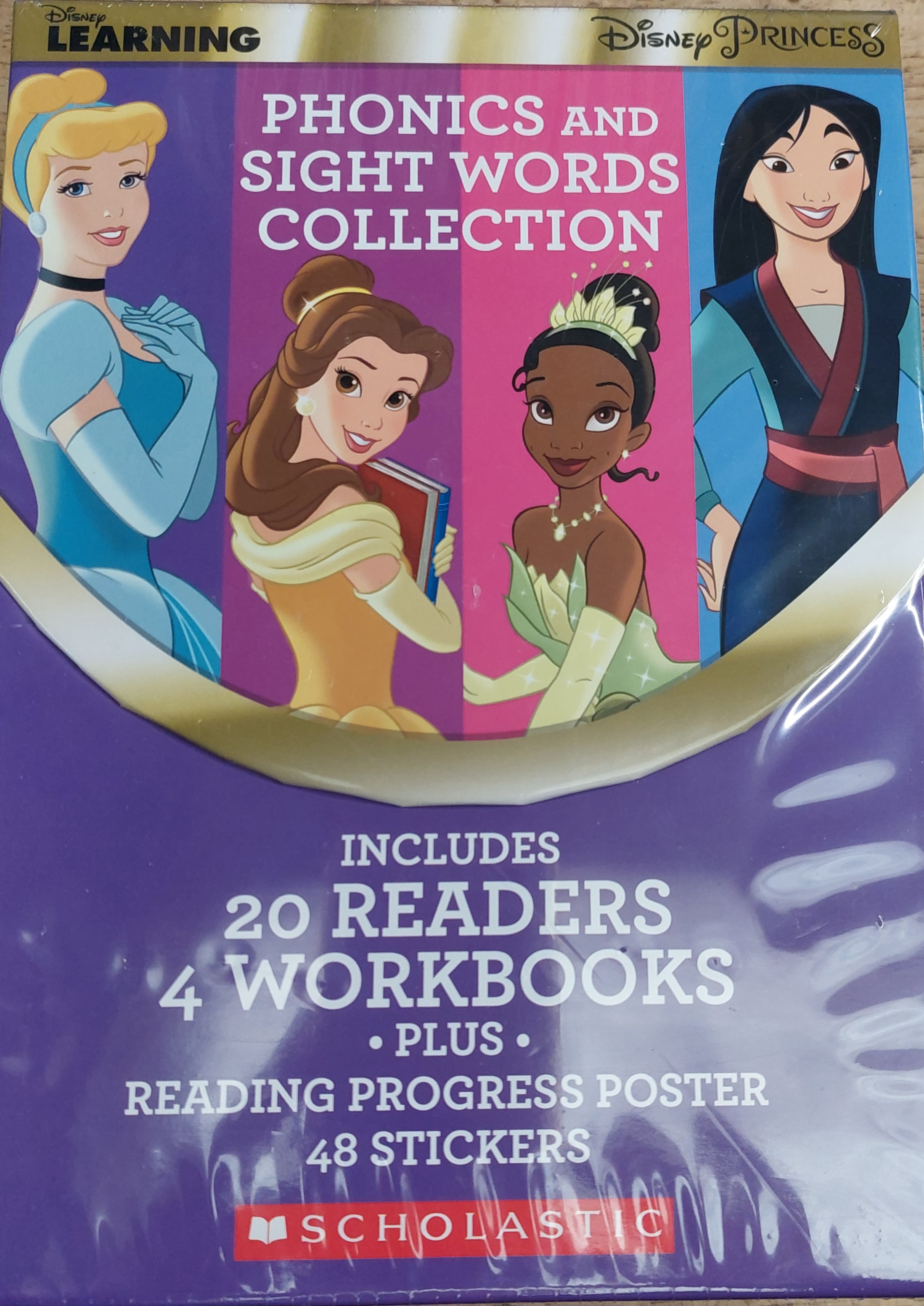 Disney Princess Phonics and Sight Words Collection (24 Book Set, Disney Learning)