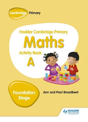 Hodder Cambridge Primary Maths Activity Book A Foundation Stage