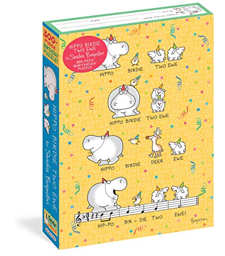 Hippo Birdie Two Ewe: 300 Piece (Workman Puzzles)