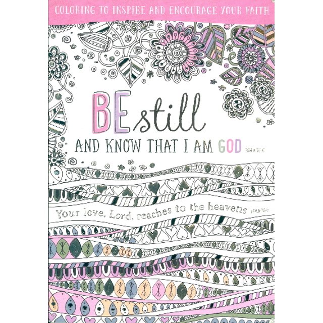 Be Still and Know That I Am God - Colouring Book