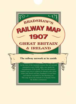 Bradshaw's Railway Folded Map 1907