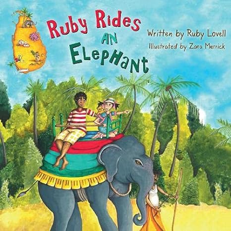 Ruby Rides An Elephant